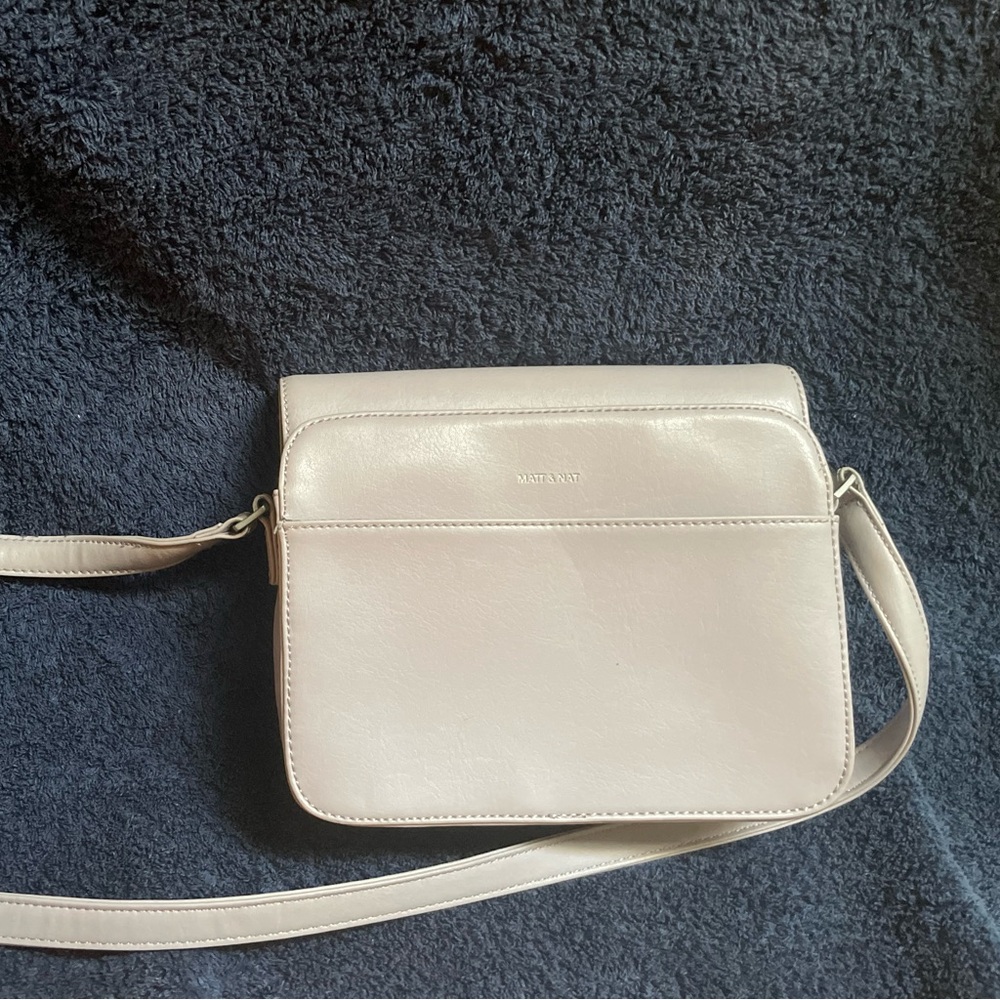 Matt & Nat vegan leather crossbody purse (light purple)